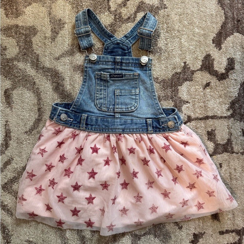 Jordache Denim Top with Light Pink Lining